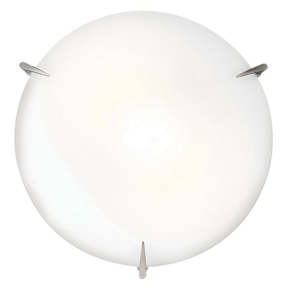 Access - 20662-BS/OPL - Three Light Flush Mount - Zenon - Brushed Steel from Lighting & Bulbs Unlimited in Charlotte, NC