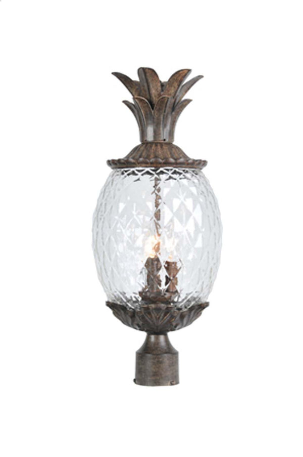 Acclaim Lighting - 7517BC - Three Light Post Mount - Lanai - Black Coral from Lighting & Bulbs Unlimited in Charlotte, NC