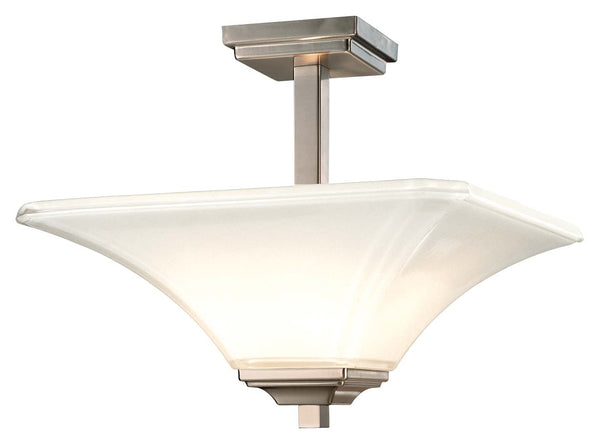 Minka-Lavery - 1816-84 - Two Light Semi Flush Mount - Agilis - Brushed Nickel from Lighting & Bulbs Unlimited in Charlotte, NC