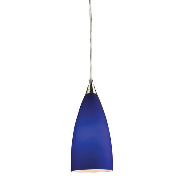 ELK Home - 2581/1 - One Light Mini Pendant - Vesta - Satin Nickel from Lighting & Bulbs Unlimited in Charlotte, NC