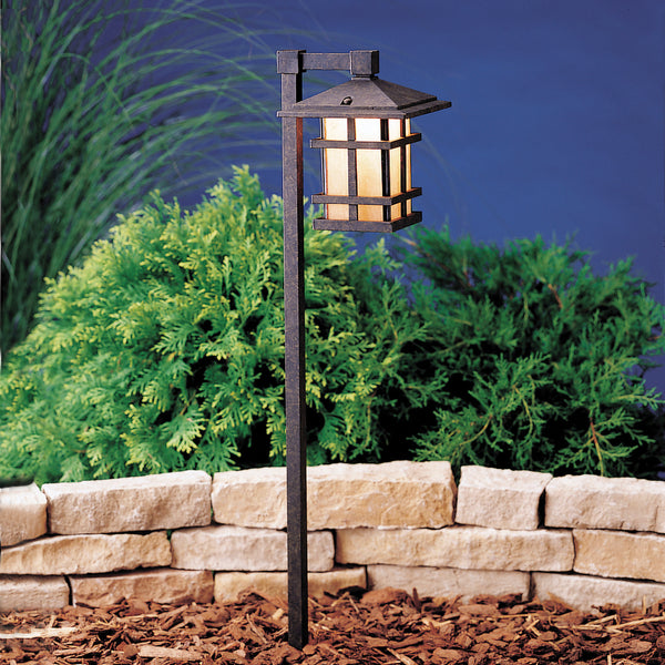 Kichler - 15232AGZ - One Light Path & Spread - Cross Creek - Aged Bronze from Lighting & Bulbs Unlimited in Charlotte, NC
