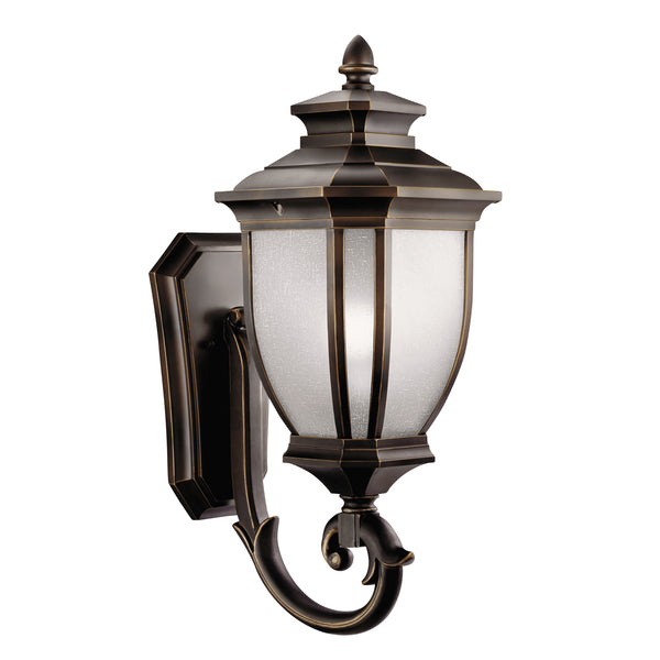 Kichler - 9042RZ - One Light Outdoor Wall Mount - Salisbury - Rubbed Bronze from Lighting & Bulbs Unlimited in Charlotte, NC