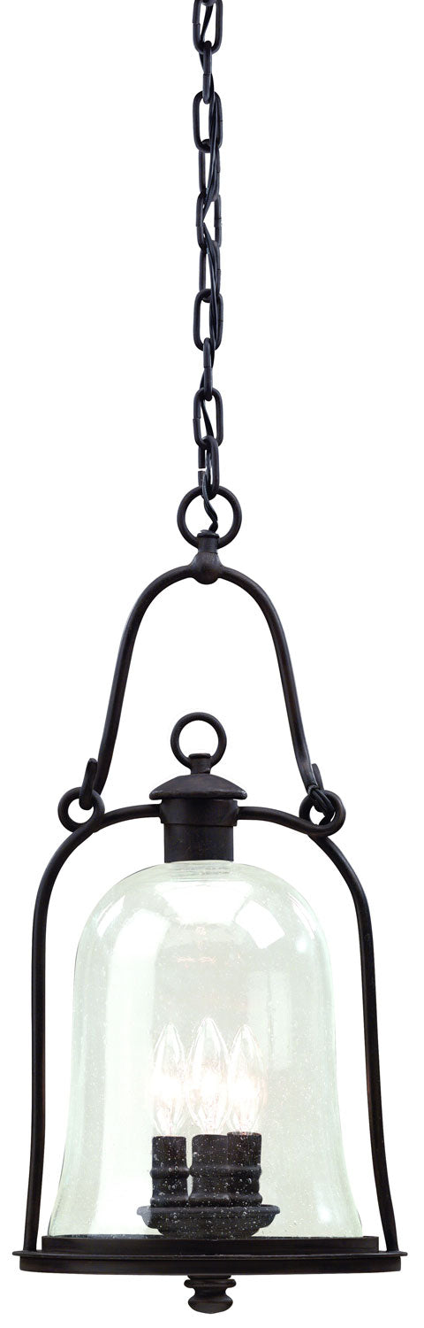 Troy Lighting - F9467NB - Three Light Hanging Lantern - Owings Mill - Natural Bronze from Lighting & Bulbs Unlimited in Charlotte, NC