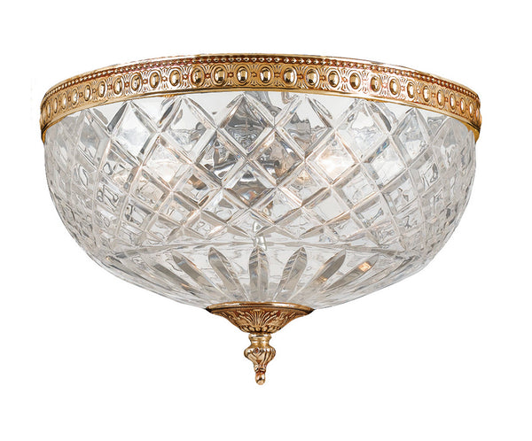 Crystorama - 117-10-OB - Two Light Ceiling Mount - Ceiling Mount - Olde Brass from Lighting & Bulbs Unlimited in Charlotte, NC