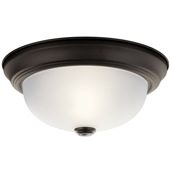 Kichler - 8111OZ - Two Light Flush Mount - No Family - Olde Bronze from Lighting & Bulbs Unlimited in Charlotte, NC