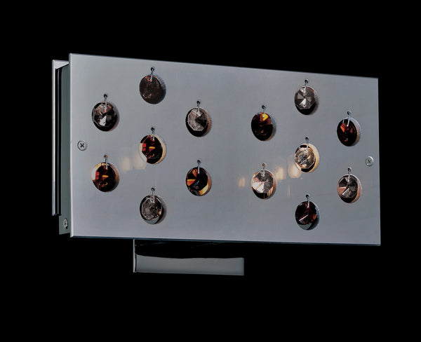 Classic Lighting - 16082 BCH AM - Two Light Wall Sconce - Infinity - Black Chrome from Lighting & Bulbs Unlimited in Charlotte, NC