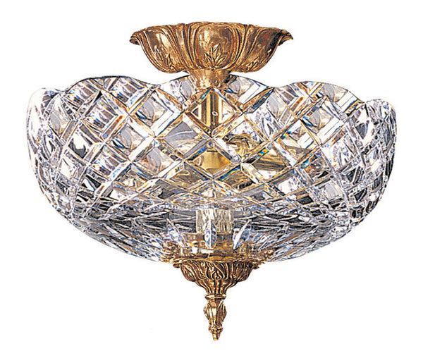 Crystorama - 67-CT-OB - Two Light Ceiling Mount - Ceiling Mount - Olde Brass from Lighting & Bulbs Unlimited in Charlotte, NC