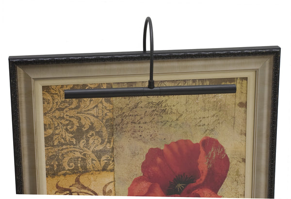 Two Light Picture Light from the Advent Collection in Black Finish by House of Troy