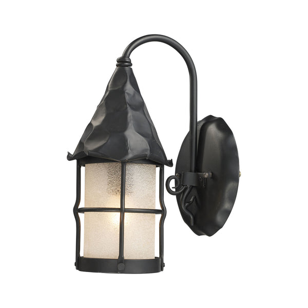 ELK Home - 381-BK - One Light Outdoor Wall Sconce - Rustica - Matte Black from Lighting & Bulbs Unlimited in Charlotte, NC