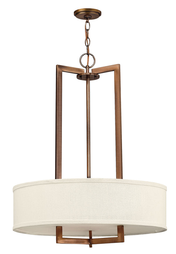 Hinkley - 3204BR - LED Pendant - Hampton - Brushed Bronze from Lighting & Bulbs Unlimited in Charlotte, NC