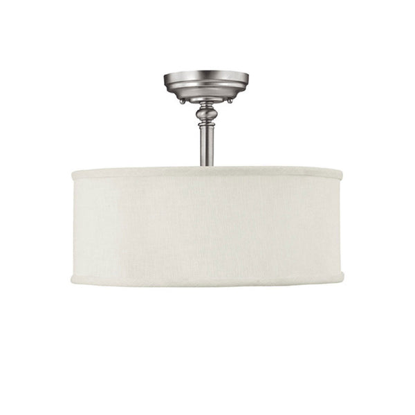 Capital Lighting - 3923MN-480 - Three Light Semi-Flush Mount - Loft - Matte Nickel from Lighting & Bulbs Unlimited in Charlotte, NC