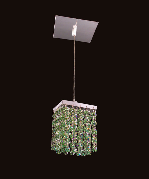 Classic Lighting - 16101 SLP - One Light Pendant - Bedazzle - Chrome from Lighting & Bulbs Unlimited in Charlotte, NC