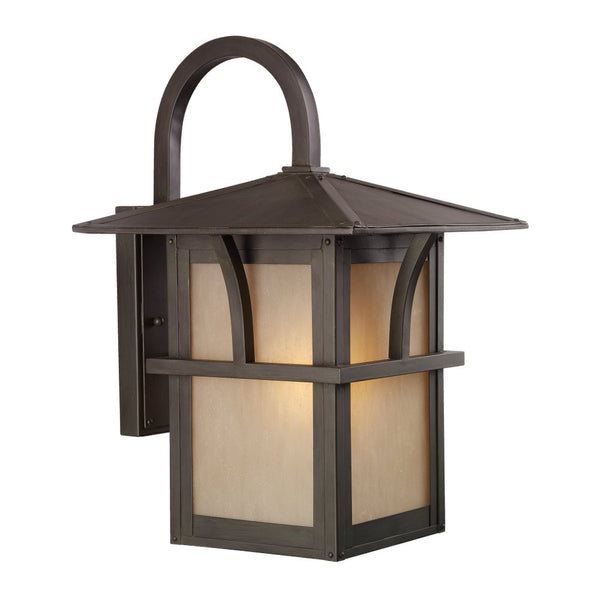 Generation Lighting - 88882-51 - One Light Outdoor Wall Lantern - Medford Lakes - Statuary Bronze from Lighting & Bulbs Unlimited in Charlotte, NC