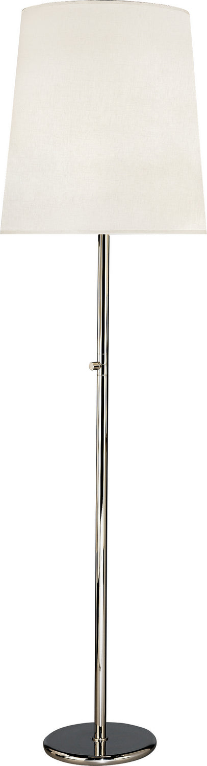 Robert Abbey - 2057W - One Light Floor Lamp - Rico Espinet Buster - Polished Nickel from Lighting & Bulbs Unlimited in Charlotte, NC