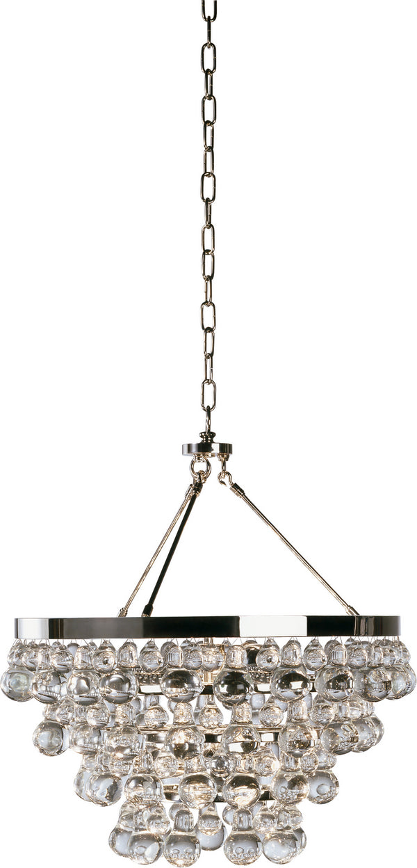 Robert Abbey - S1000 - Four Light Chandelier - Bling - Polished Nickel from Lighting & Bulbs Unlimited in Charlotte, NC