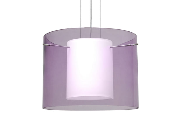 Besa - 1KG-A00707-SN - One Light Pendant - Pahu - Satin Nickel from Lighting & Bulbs Unlimited in Charlotte, NC