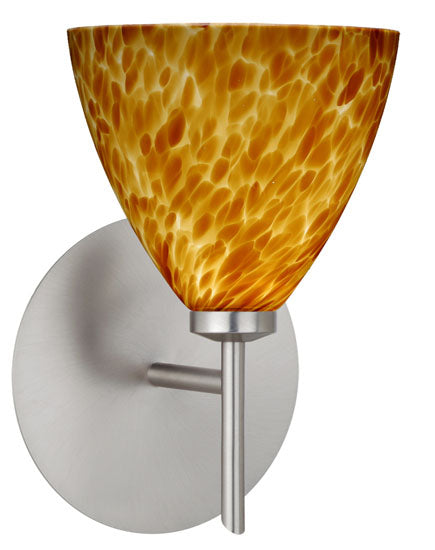 Besa - 1SW-177918-SN - One Light Wall Sconce - Mia - Satin Nickel from Lighting & Bulbs Unlimited in Charlotte, NC