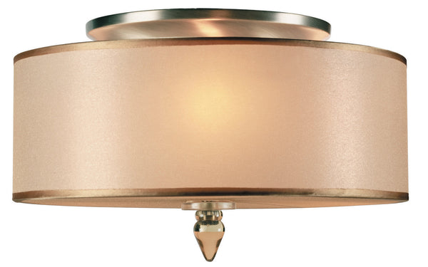 Crystorama - 9503-AB - Three Light Ceiling Mount - Luxo - Antique Brass from Lighting & Bulbs Unlimited in Charlotte, NC