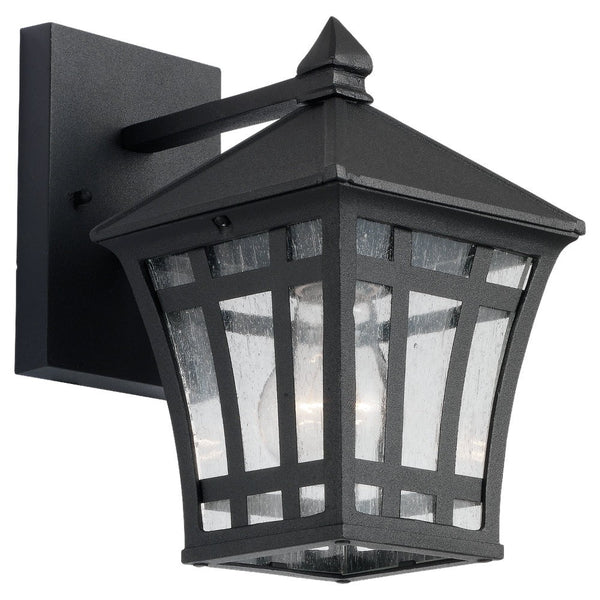Generation Lighting - 88131-12 - One Light Outdoor Wall Lantern - Herrington - Black from Lighting & Bulbs Unlimited in Charlotte, NC