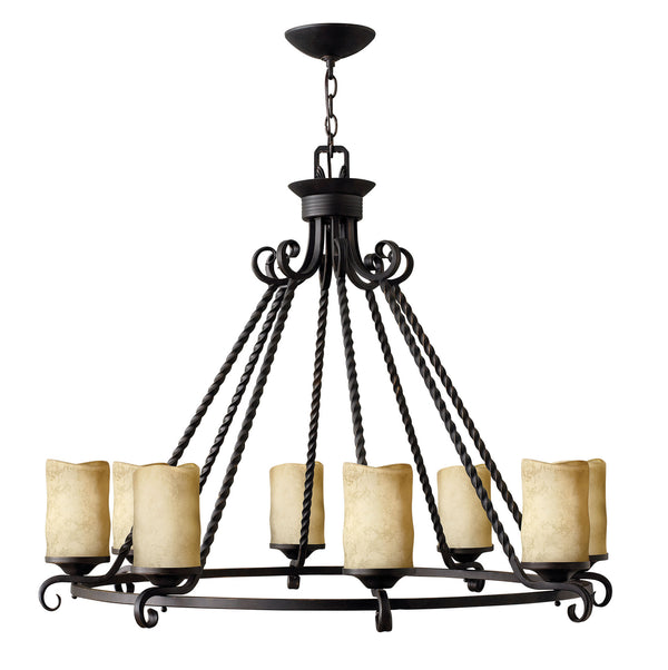 Hinkley - 4308OL - LED Foyer Pendant - Casa - Olde Black from Lighting & Bulbs Unlimited in Charlotte, NC