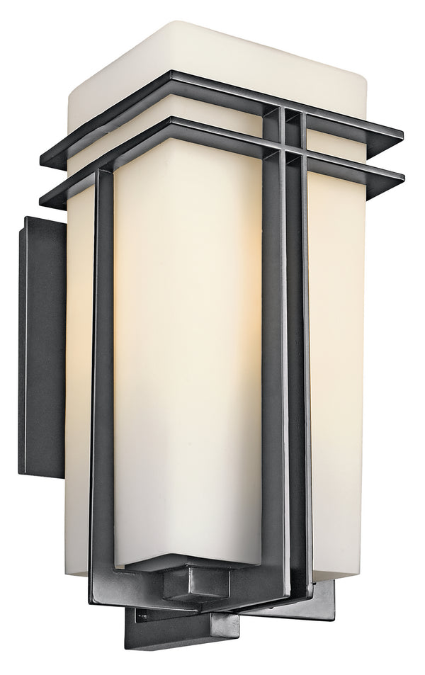Kichler - 49203BK - One Light Outdoor Wall Mount - Tremillo - Black from Lighting & Bulbs Unlimited in Charlotte, NC