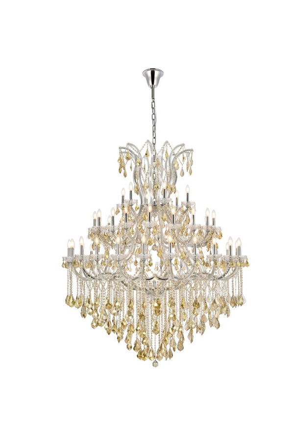 Elegant Lighting - 2800G60C-GT/RC - 49 Light Chandelier - Maria Theresa - Chrome from Lighting & Bulbs Unlimited in Charlotte, NC
