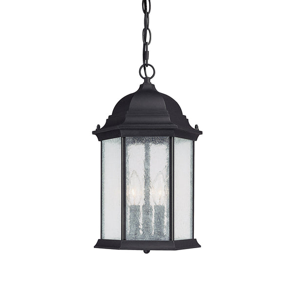 Capital Lighting - 9836BK - Three Light Outdoor Hanging Lantern - Main Street - Black from Lighting & Bulbs Unlimited in Charlotte, NC