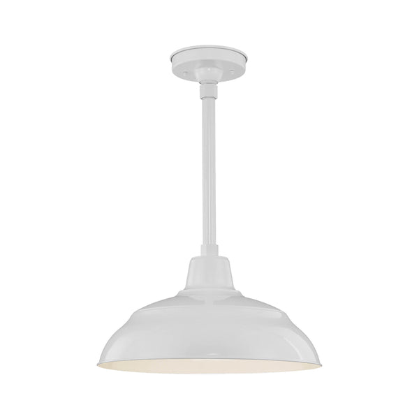 Millennium - RWHS17-WH - One Light Pendant - R Series - White from Lighting & Bulbs Unlimited in Charlotte, NC