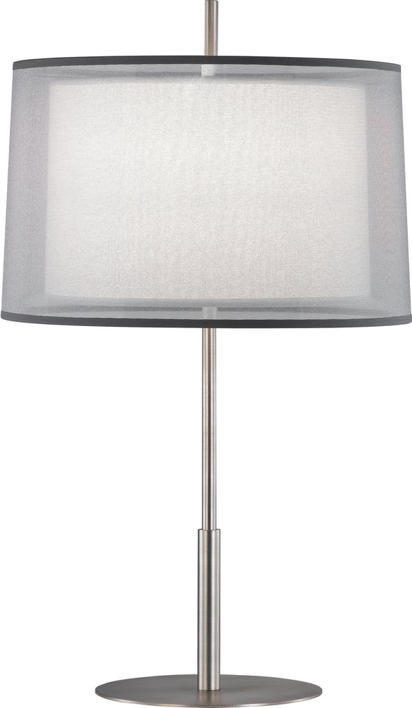 Robert Abbey - S2190 - One Light Table Lamp - Saturnia - Stainless Steel from Lighting & Bulbs Unlimited in Charlotte, NC