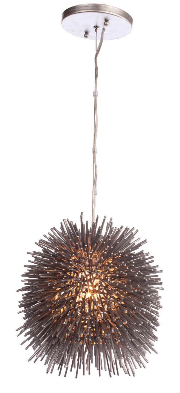 Varaluz - 169M01CH - One Light Mini Pendant - Urchin - Painted Chrome from Lighting & Bulbs Unlimited in Charlotte, NC