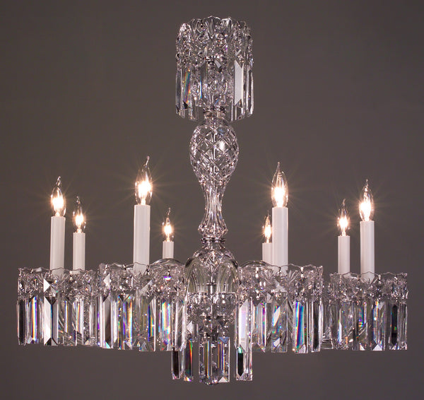 Classic Lighting - 82038 CH CP - Eight Light Chandelier - Buckingham - Chrome from Lighting & Bulbs Unlimited in Charlotte, NC