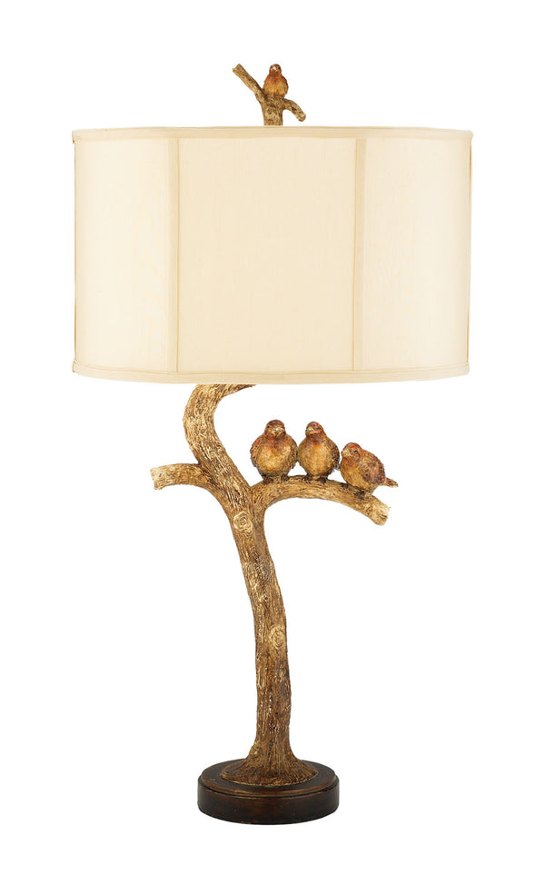 ELK Home - 93-052 - One Light Table Lamp - Three Bird Light - Gold Leaf from Lighting & Bulbs Unlimited in Charlotte, NC
