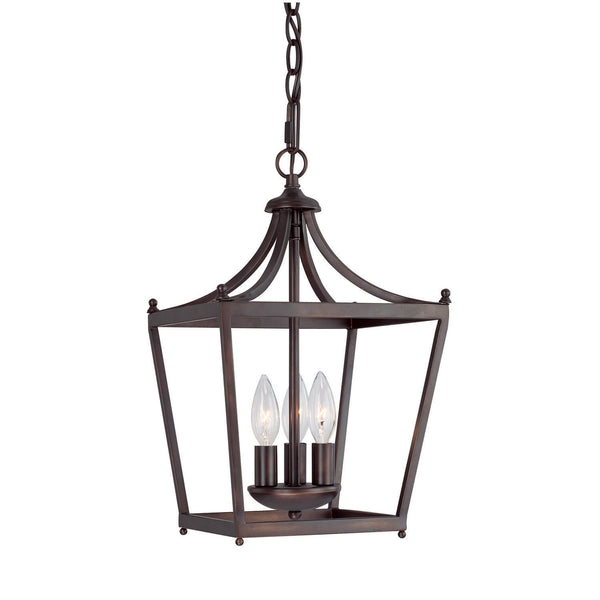 Capital Lighting - 4036BB - Three Light Foyer Pendant - Stanton - Burnished Bronze from Lighting & Bulbs Unlimited in Charlotte, NC