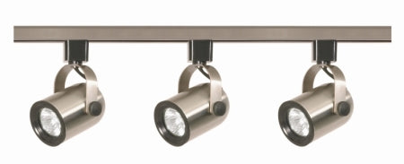 Nuvo Lighting - TK354 - Three Light Track Kit - Track Lighting Kits Brushed Nickel - Brushed Nickel from Lighting & Bulbs Unlimited in Charlotte, NC