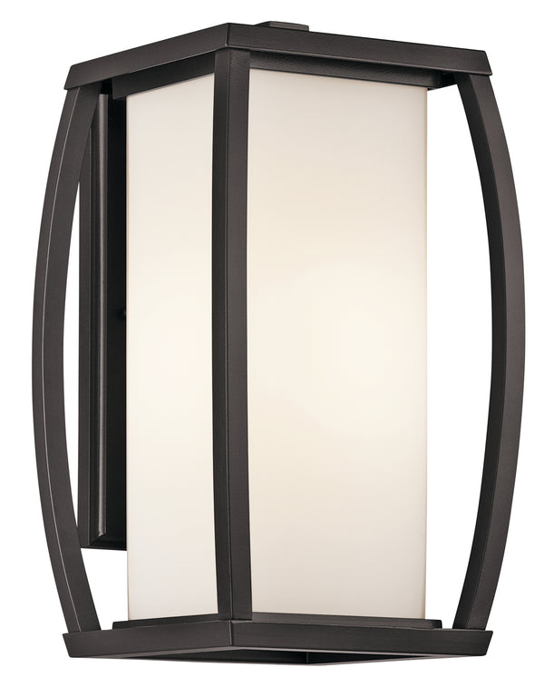 Kichler - 49338AZ - One Light Outdoor Wall Mount - Bowen - Architectural Bronze from Lighting & Bulbs Unlimited in Charlotte, NC