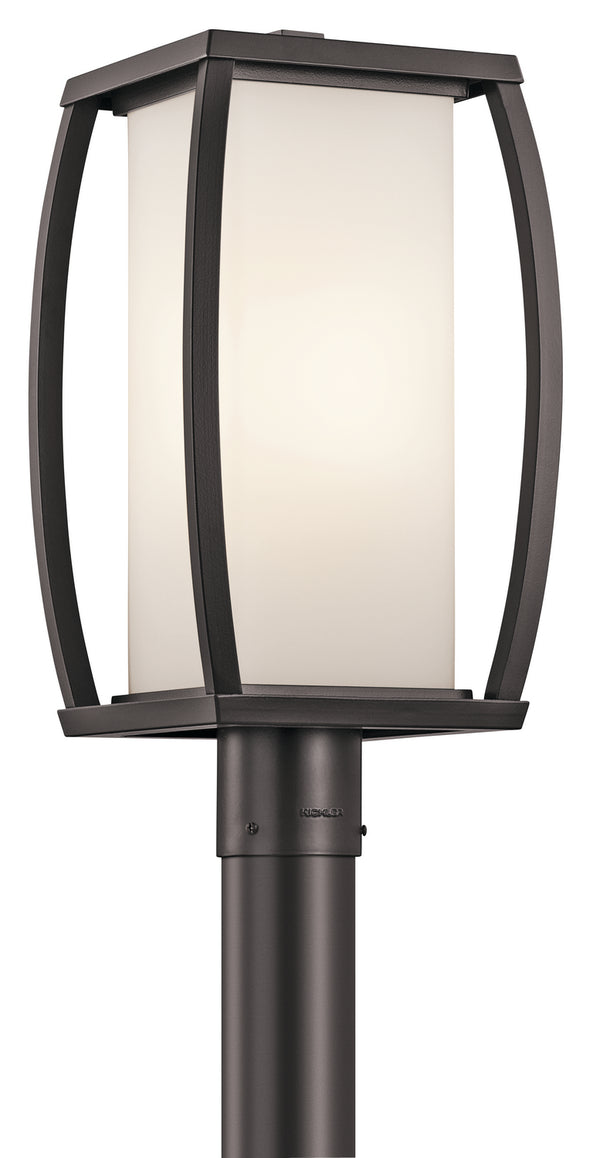 Kichler - 49342AZ - One Light Outdoor Post Mount - Bowen - Architectural Bronze from Lighting & Bulbs Unlimited in Charlotte, NC