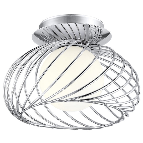 Eglo USA - 91166A - One Light Ceiling Mount - Thebe - Chrome from Lighting & Bulbs Unlimited in Charlotte, NC