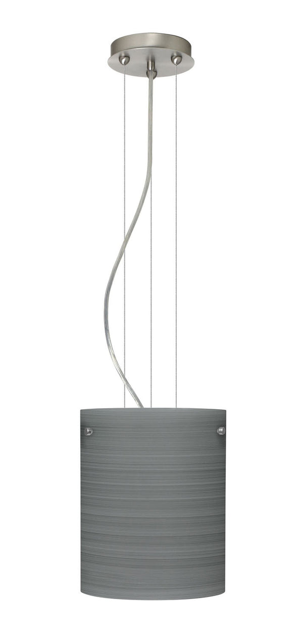 Besa - 1KG-4006TN-SN - One Light Pendant - Tamburo - Satin Nickel from Lighting & Bulbs Unlimited in Charlotte, NC