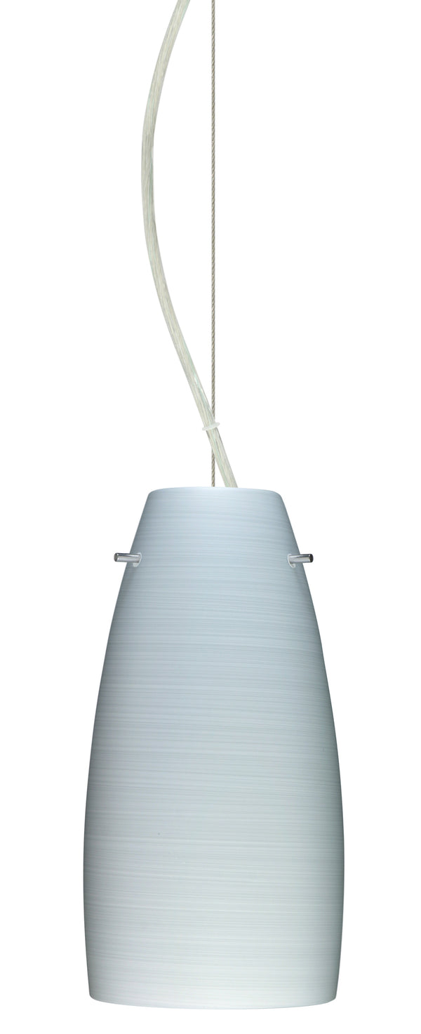 Besa - 1KX-1512KR-SN - One Light Pendant - Tao - Satin Nickel from Lighting & Bulbs Unlimited in Charlotte, NC