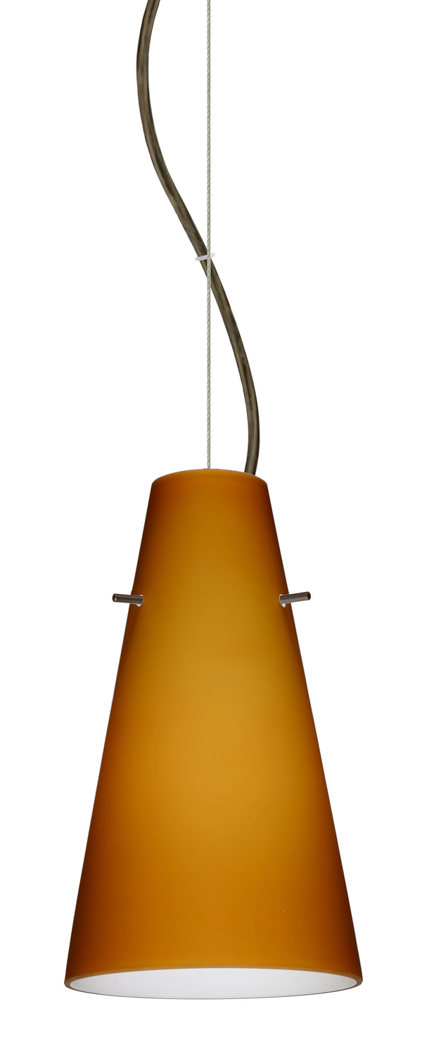 Besa - 1KX-412480-BR - One Light Pendant - Cierro - Bronze from Lighting & Bulbs Unlimited in Charlotte, NC