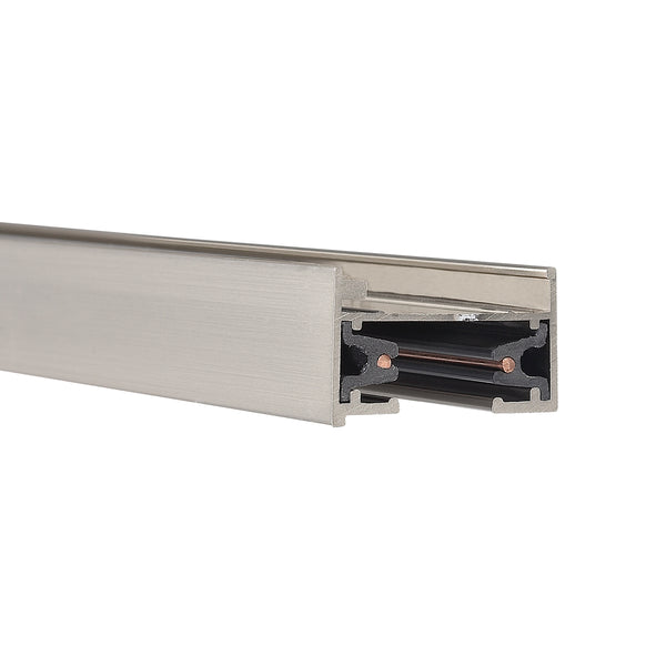 W.A.C. Lighting - LT6-BN - Track Single Circuit - 120V Track - Brushed Nickel from Lighting & Bulbs Unlimited in Charlotte, NC