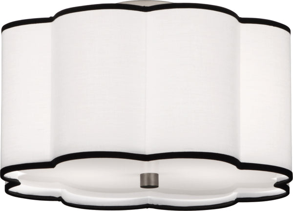 Robert Abbey - D2139 - Two Light Flushmount - Axis - Blackened Antique Nickel from Lighting & Bulbs Unlimited in Charlotte, NC