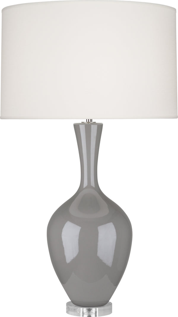 Robert Abbey - ST980 - One Light Table Lamp - Audrey - Smoky Taupe Glazed from Lighting & Bulbs Unlimited in Charlotte, NC