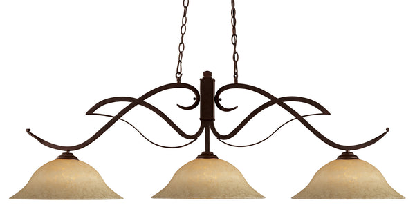 Z-Lite - 126BRZ-GM16 - Three Light Billiard Light - Phoenix - Bronze from Lighting & Bulbs Unlimited in Charlotte, NC