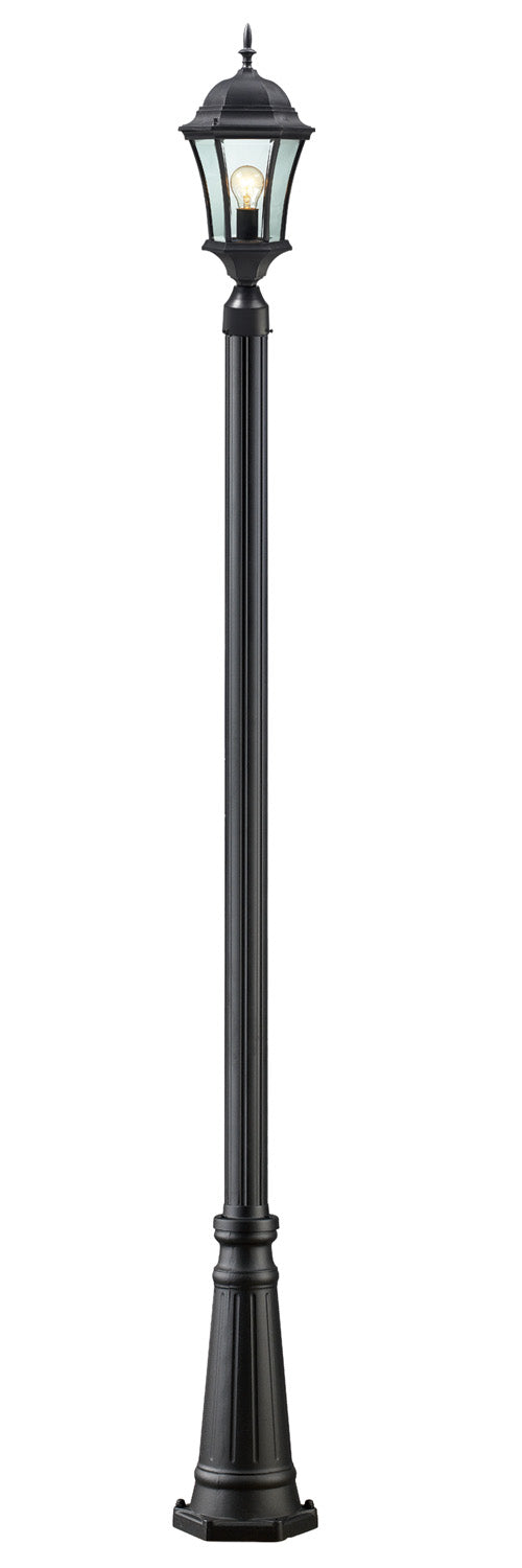 Z-Lite - 522PHM-519P-BK - One Light Outdoor Post Mount - Wakefield - Black from Lighting & Bulbs Unlimited in Charlotte, NC
