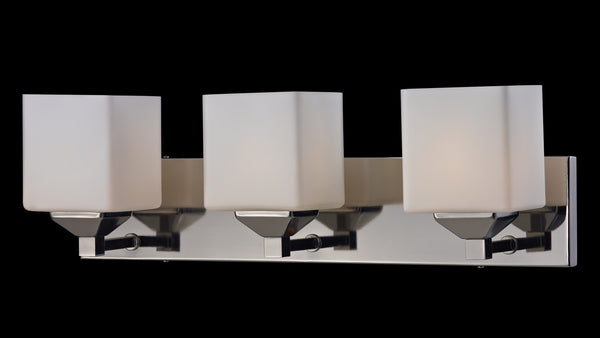 Z-Lite - 2105-3V - Three Light Vanity - Quube - Chrome from Lighting & Bulbs Unlimited in Charlotte, NC