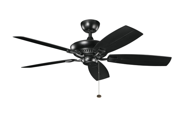 Kichler - 310192SBK - 52" Ceiling Fan - Canfield Patio - Satin Black from Lighting & Bulbs Unlimited in Charlotte, NC