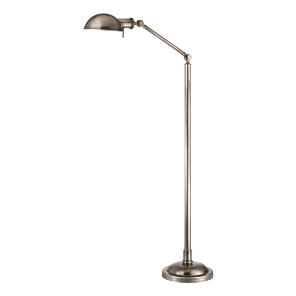 Hudson Valley - L435-AS - One Light Floor Lamp - Girard - Aged Silver from Lighting & Bulbs Unlimited in Charlotte, NC