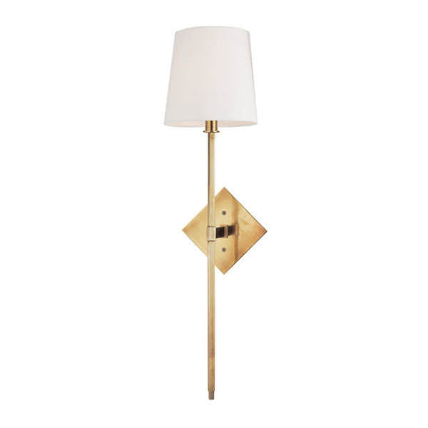 Hudson Valley - 211-AGB - One Light Wall Sconce - Cortland - Aged Brass from Lighting & Bulbs Unlimited in Charlotte, NC