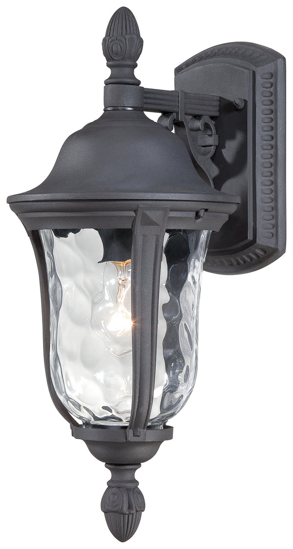 Minka-Lavery - 8997-66 - One Light Outdoor Semiwall Mount - Ardmore - Coal from Lighting & Bulbs Unlimited in Charlotte, NC